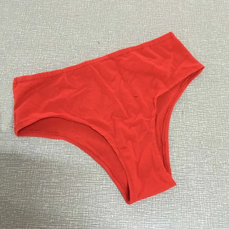 Красные трусики большого размера плюс XL сексуальные бандажные трусы с высокой