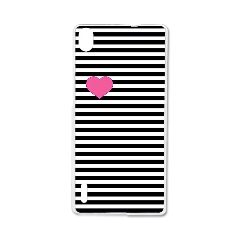 J121 Ojeleye DIY узорный силиконовый чехол для huawei Ascend P7 Чехол Мягкий ТПУ чехол на телефон с изображениями героев мультфильмов для huawei P7 Чехлы противоударный чехол - Цвет: J121