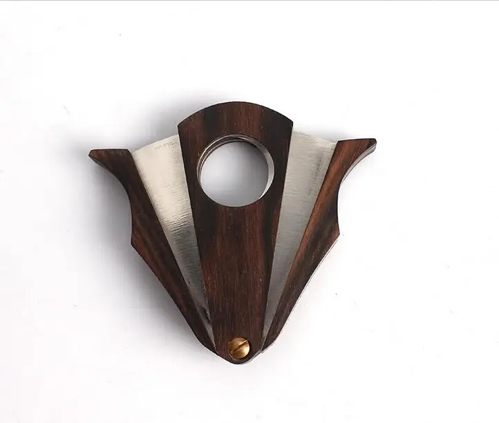 Портативные деревянные ножницы двойная гильотина для сигар супер острые лезвия