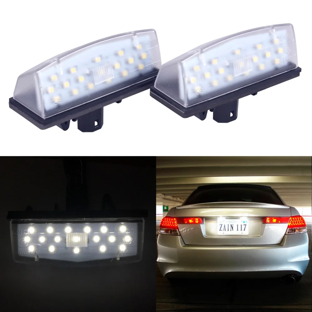Автомобильный светодиодный ксеноновый белый 18SMD номерной знак для Prius Matrix Venza Lexus