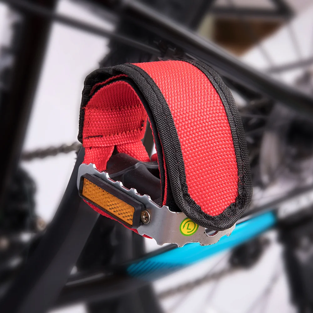 

1 Pcs Training Pedal Strap Bicycle Bandage Pedal Cover Ultralight Mountain Bike Pedal With Platform Foot With Anti-Slip Fixed