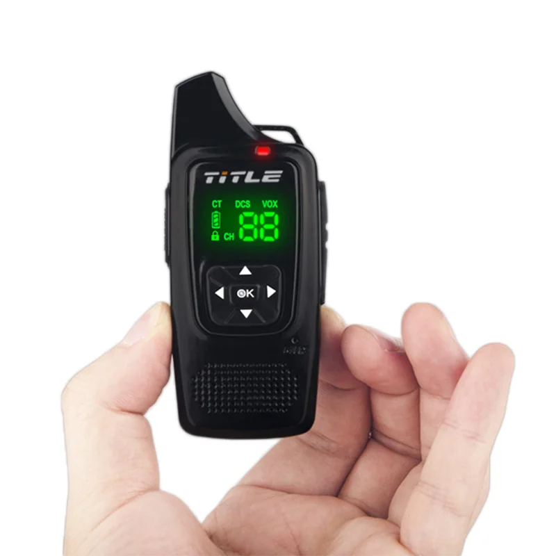 KSUN X V66TFSI мини Портативный Walkie Talkie ветчиной двусторонней приемопередатчик UHF 400 480