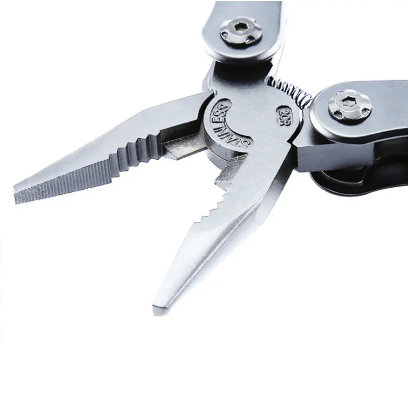 Free shipping quality outdoor multi-purpose tool pliers mini gift stainless steel folding multi-function | Инструменты
