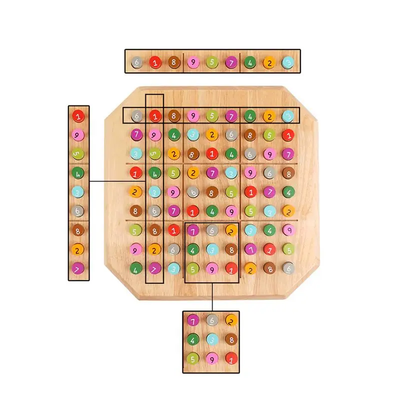 Логическая Sudoku обучающая интеллектуальная настольная игрушка настольная игра шахматная головоломка для детей