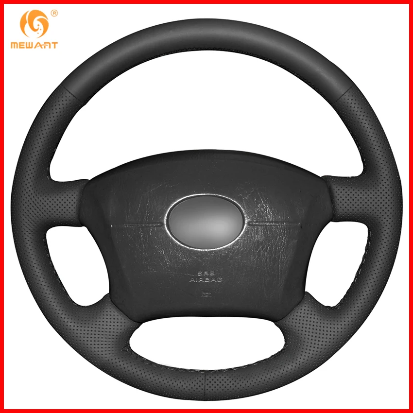 Для Toyota Land Cruiser Tacoma 4runner Sienna секвойи Highlander Camry GX470 LS400 черная искусственная кожа крышка рулевого колеса