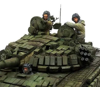 1/35 смоляная фигура Русский Танк, 1 комплект, модельные комплекты