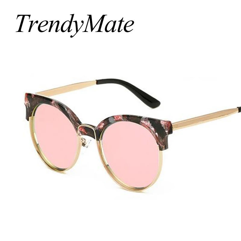 Новинка 2018 модные женские круглые солнцезащитные очки брендовые дизайнерские