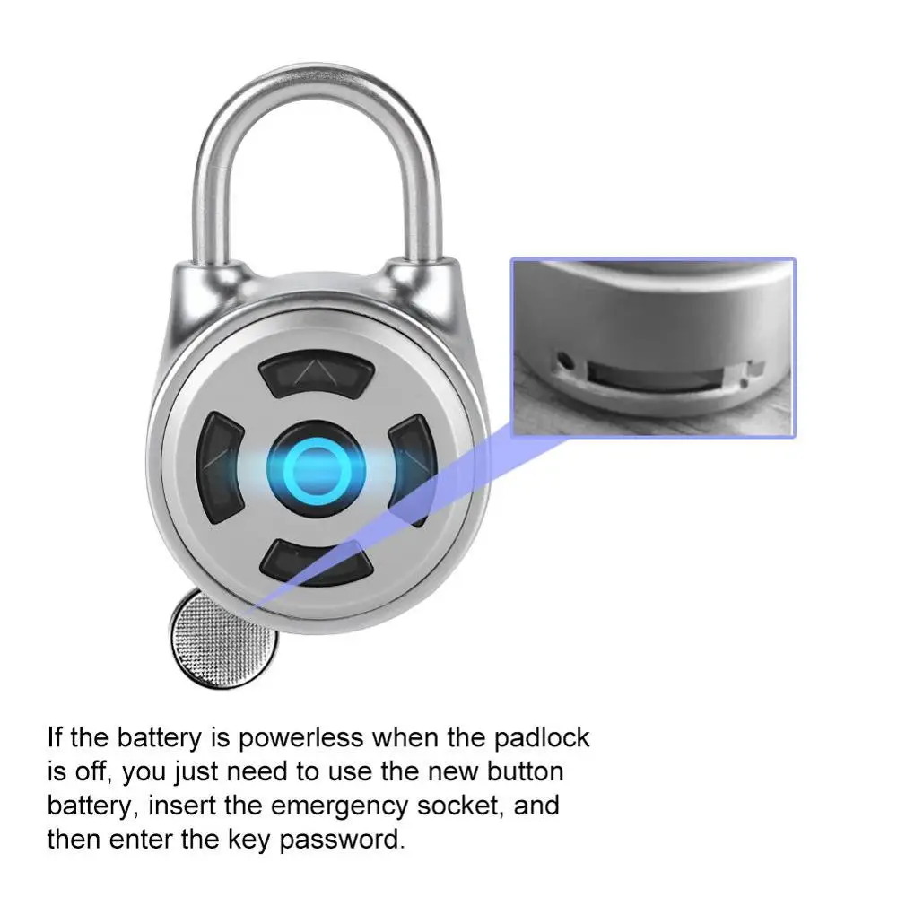 Водонепроницаемый БЕСКЛЮЧЕВОЙ замок с Bluetooth управлением беспроводной