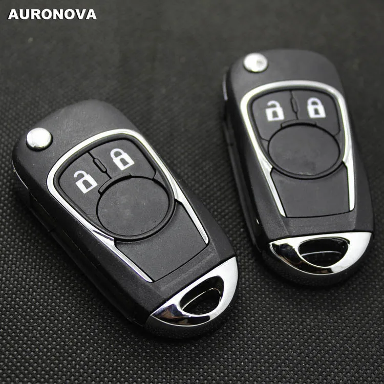 AURONOVA новый обновленный корпус для складного ключа Chevrolet Cruze Aveo раскладной ключ с 3