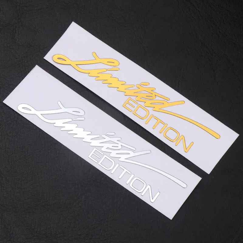 Автомобильная Наклейка 3D металлическая никелевая Ограниченная серия