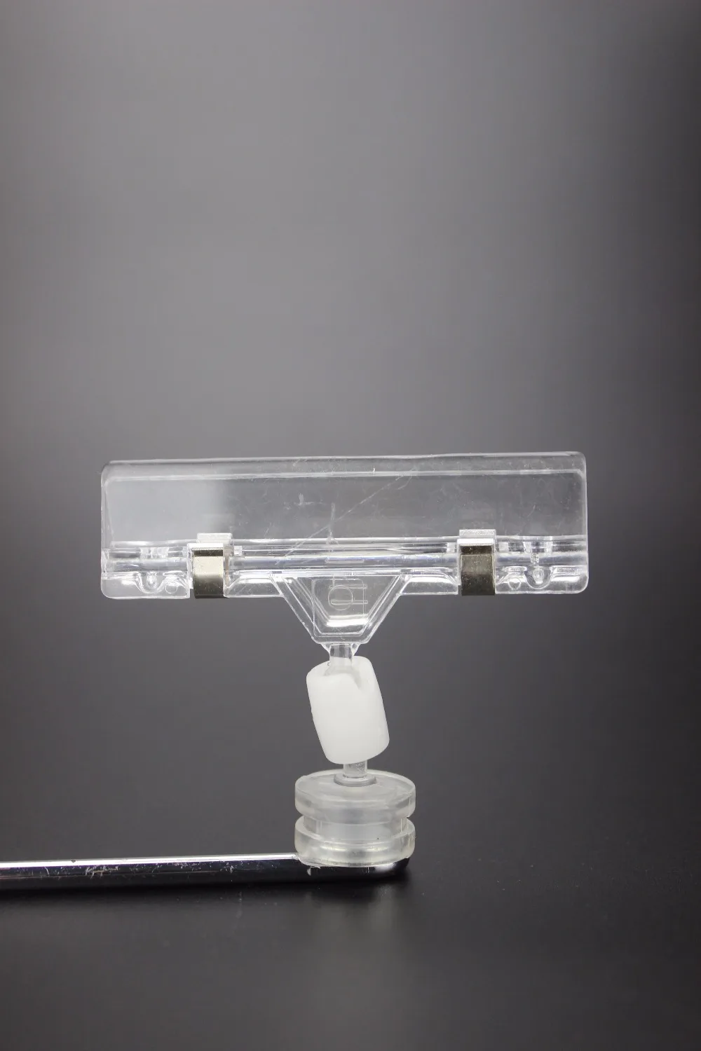 Популярный пластиковый рекламный магнитный держатель для этикеток полки и знака