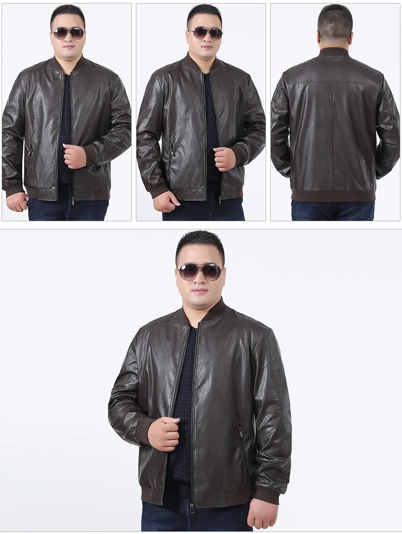 Большие размеры 10xl 8xl 6xl 5xl 4xl осенне-зимняя мужская кожаная куртка брендовая одежда мотоциклетная куртка качественное мужское кожаное пальто для мужчин
