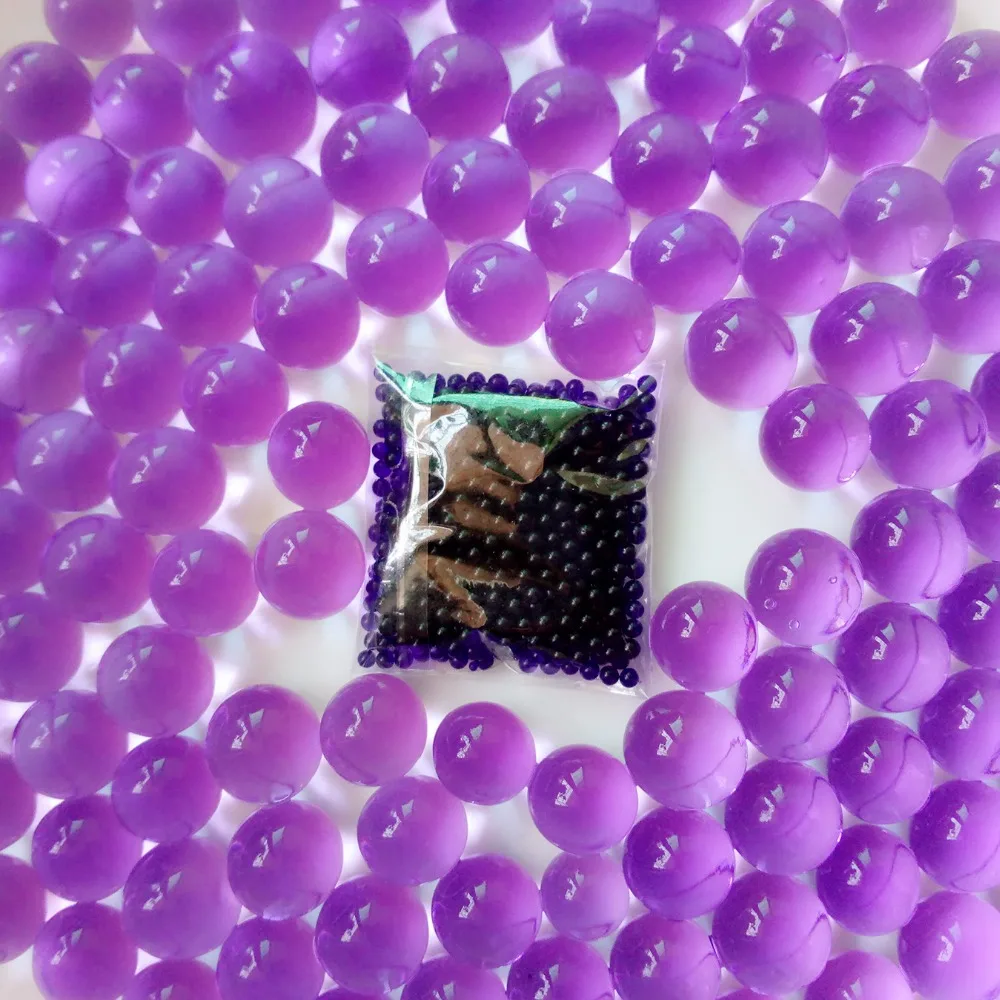 Водяные Шарики 3000 частиц в пакете прозрачные цветные для украшения свадьбы|water