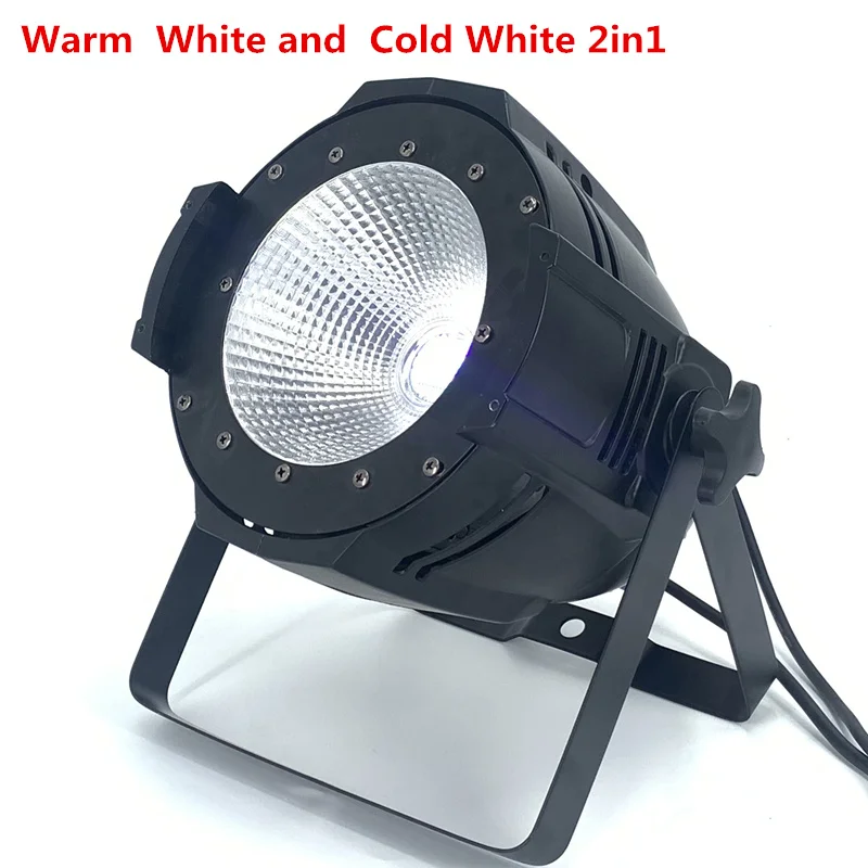 Светодиодный par 200 Вт COB RGBWA UV 5в1/RGBW 4в1/RGB 3в1/теплый белый холодный белый UV светодиодный Par Par64 Светодиодный точечный светильник dj светильник - Цвет: Warm Cold white 2in1