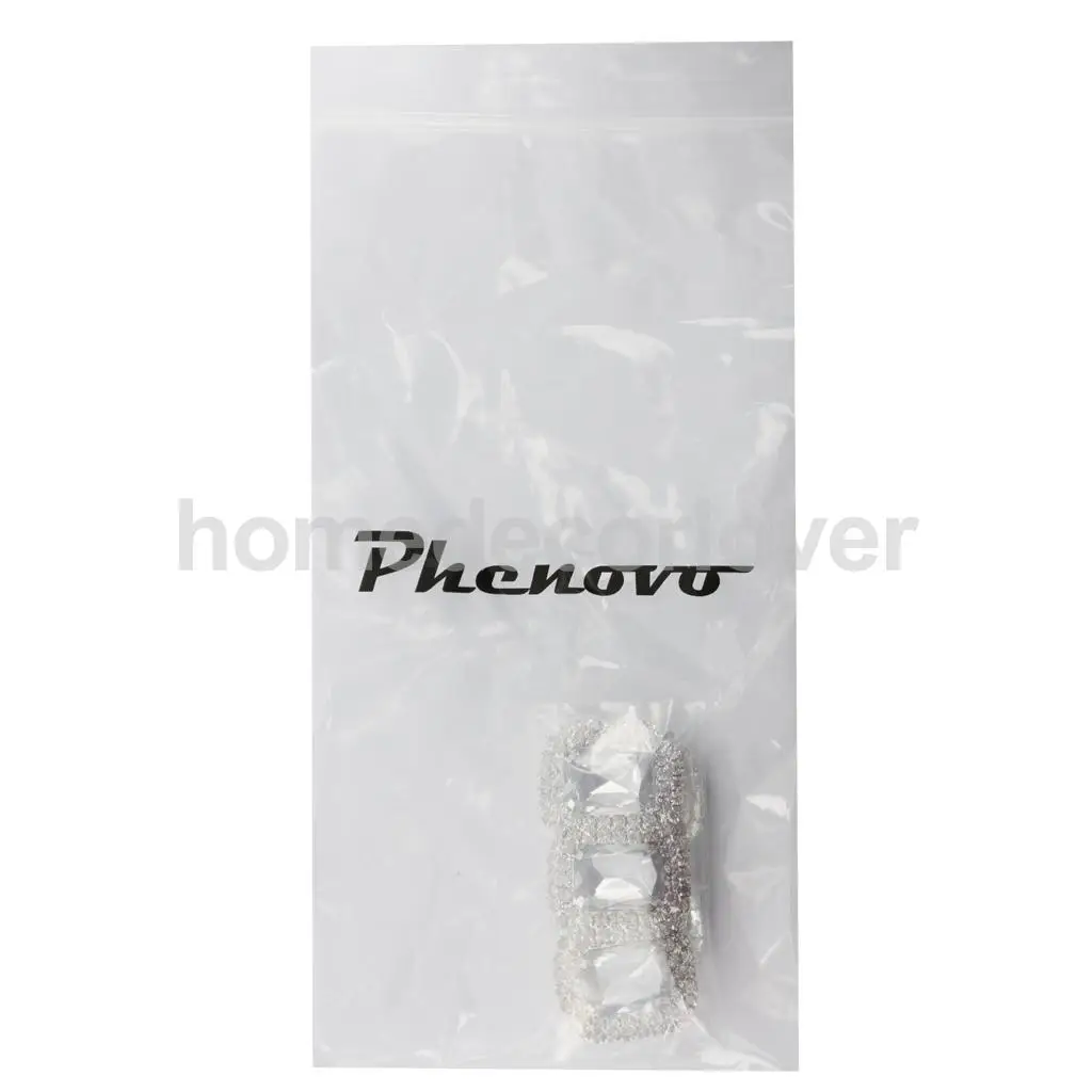 5pcs Clear Crystal Diamante Button Embellishment Sewing Craft DIY 30x25mm | Дом и сад