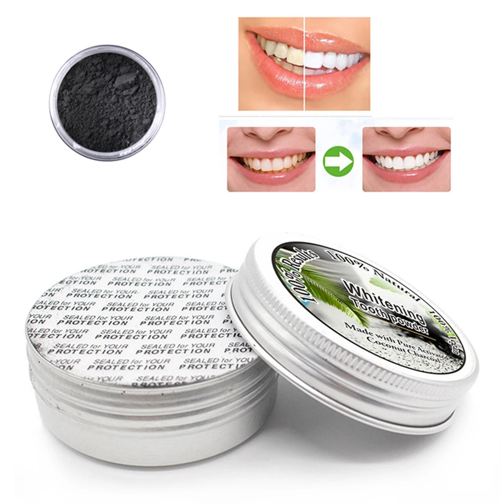Tooth Powder 1 шт. Bamboo Зубная щётка/10 г органический порошок активированного угля для естественной отбеливание зубов и пятновыводитель для чистки зубов TSLM2 - Цвет: Tooth Powder