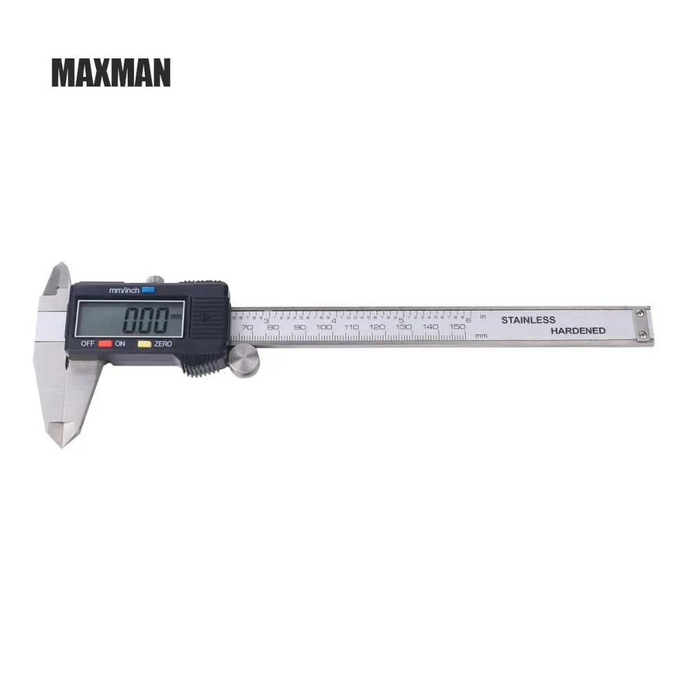 MAXMAN 0-100/0-150/0-200/0-300 мм Высокоточный электронный цифровой штангенциркуль из нержавеющей стали измерительные и измерительные инструменты