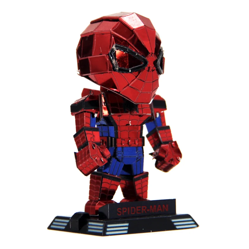 3D металлическая головоломка модель мини герой Marvel вручную головоломки для сборки коллекционные Развивающие игрушки для взрослых детей Подарки