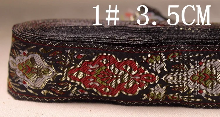 Изысканная вышивка в этническом стиле жаккардовая кружевная лента аксессуары