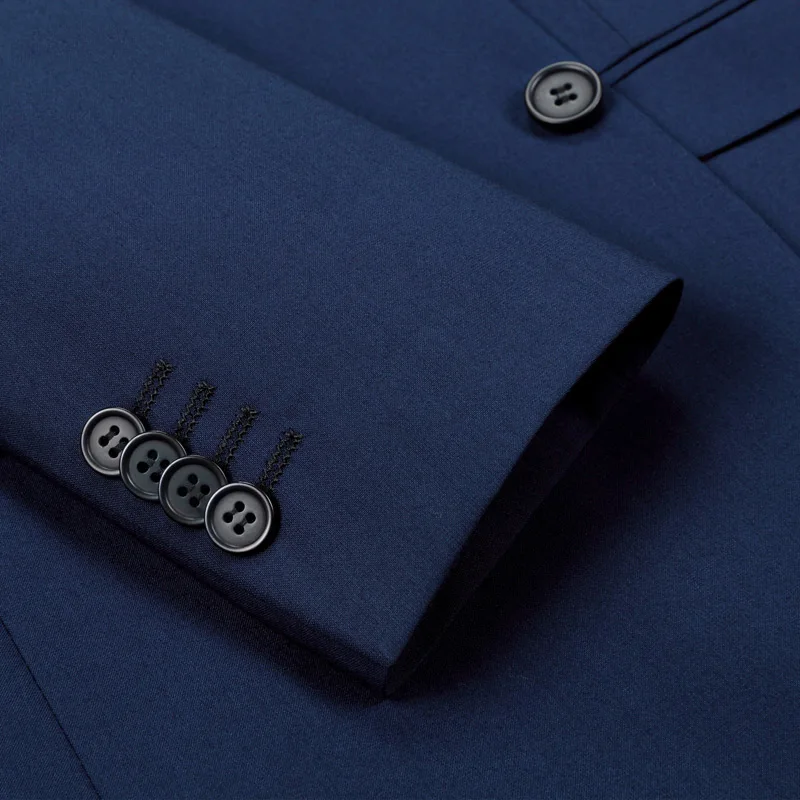 Мужской костюм пиджак жилет штаны комплект из 3 предметов деловой Тонкий жениха