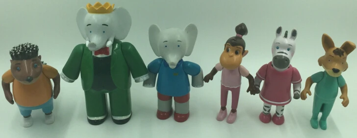 Оригинал Франция слон лиса обезьяна Зебра милая фигурка игрушка кукла украшение