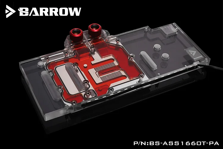 Курган полное покрытие воды блок для ASUS STRIX GTX 1660TI 06G A6G игровой LRC2.0 5V 3Pin BS-ASS1660T-PA
