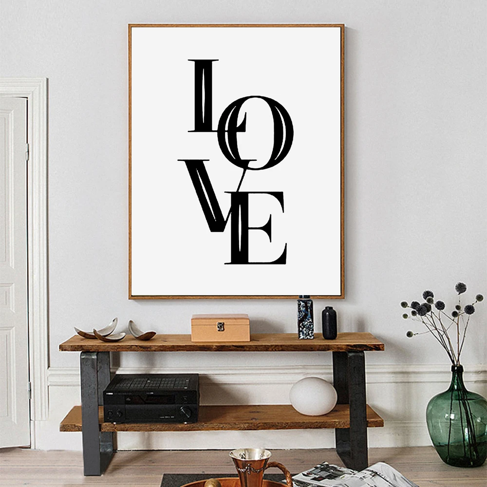 Картина на стену с надписью Love Wall|paintings on the wall|the paintingswall art |