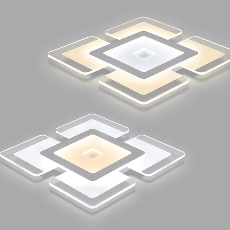 Ультратонкий Прозрачный светодиодный потолочный светильник Horsten 110 220 В