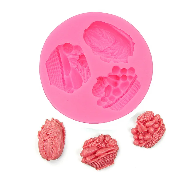 

Vegetables Fruits Fudge Cake Silicone Mold Handmade Chocolate Mold Cake Dessert Decorative Mold Tool Craft Art Silicone Soap new