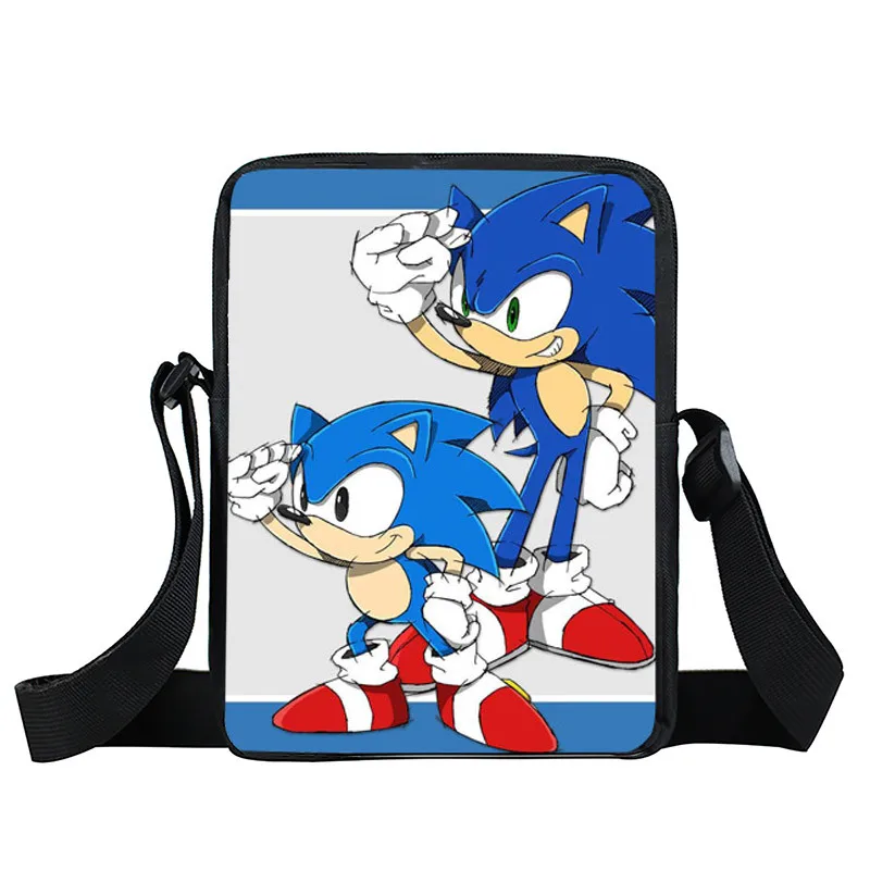 XKBYSXZ15 Мультфильм sonic Малый Детская сумка через плечо школьные ранцы дети bookbag обувь для мальчиков девочек Сумка через плечо сумка-почтальон мини подарок - Цвет: XKBYSXZ15