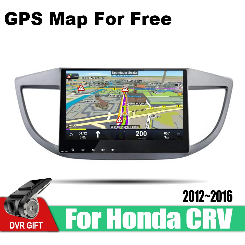 Автомобильный мультимедийный GPS навигатор ZaiXi Android 2 din для Honda CRV 2012 ~ 2016 стерео