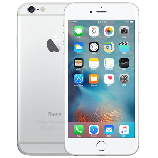 Оригинальные Apple iPhone 6 Dual Core 4,7 дюйма 1 ГБ Оперативная память 16/64/128 ГБ Встроенная память 8MP Камера WCDMA LTE ips IOS разблокирована использовать смартфон - Цвет: Silver
