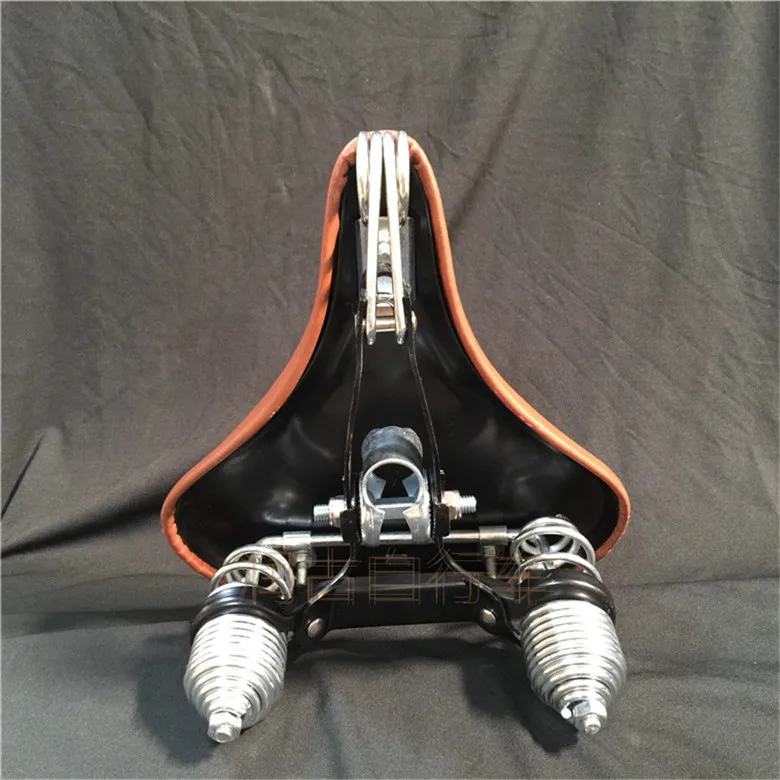 Седло Велосипедное складное из воловьей кожи в стиле ретро