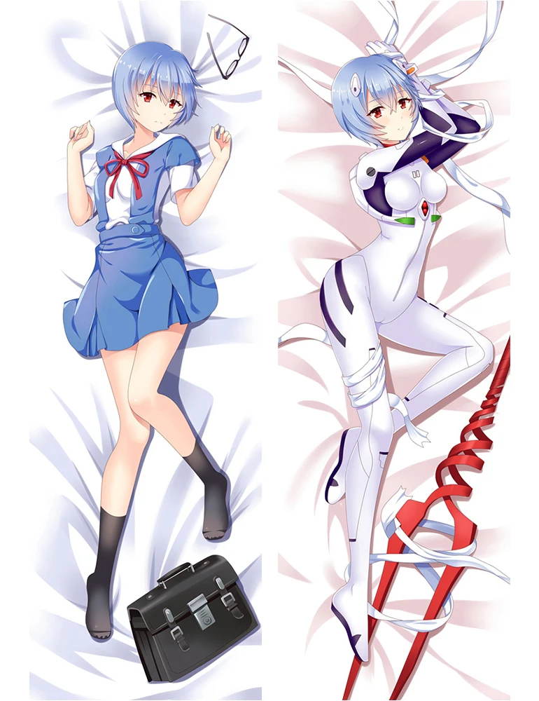 Аниме отаку Dakimakura EVA NEON GENESIS EVANGELION Ayanami Rei обнимающий чехол для подушки
