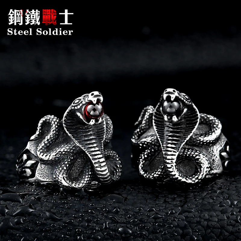 Мужское кольцо из нержавеющей стали в стиле панк|ring punk|ring snakestainless steel men ring |