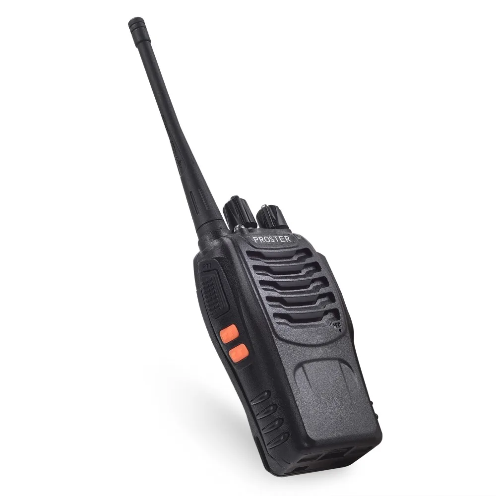 LiNKFOR один шт Перезаряжаемые иди и болтай Walkie Talkie 16 Каналы BF-888S UHF 400-470 МГц (только
