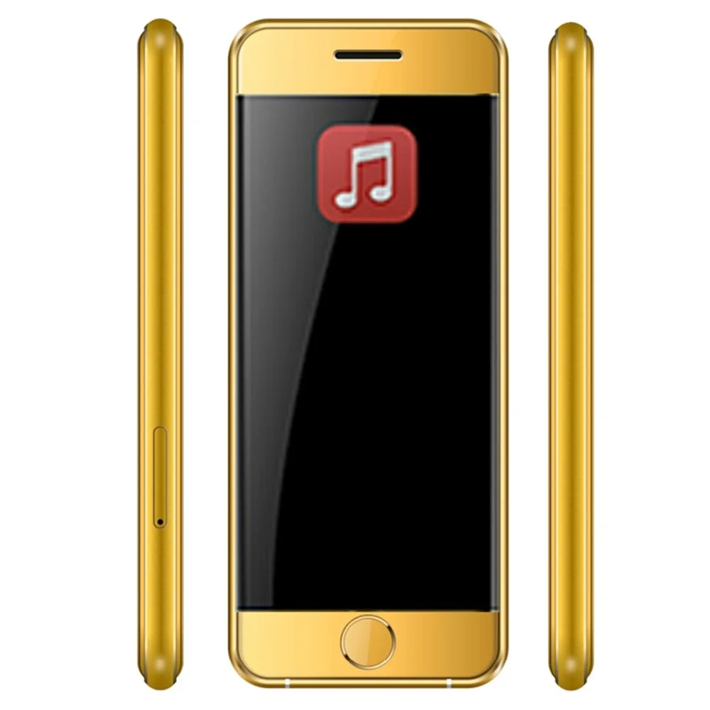 ULCOOL V6 Роскошный телефон супер мини ультратонкий телефон для карт с MP3 Bluetooth пульт дистанционного управления 2,0 дюймов мобильный телефон с двумя sim-картами