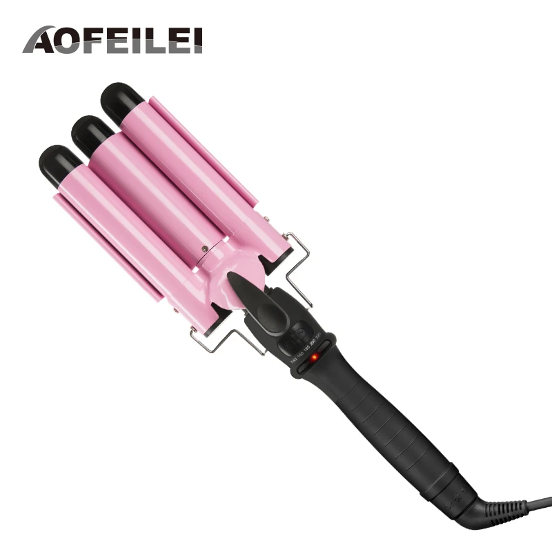 Щипцы для завивки волос керамические 110 220 В|triple barrel hair curler|triple barrelhair curler |