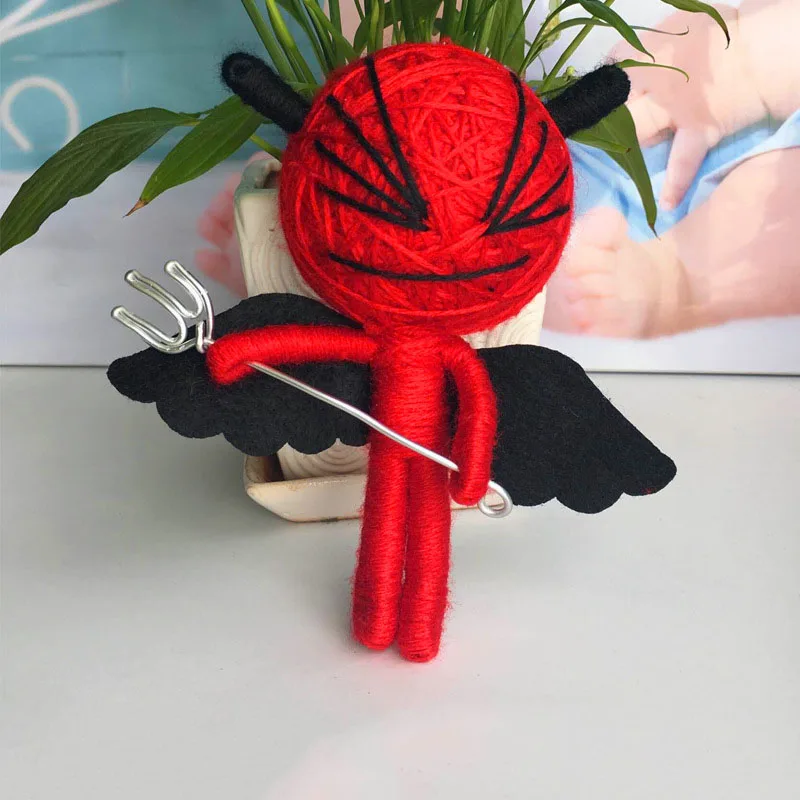 Новинка Voodoo кукла брелок для ключей модный мужской автомобиль женская сумка