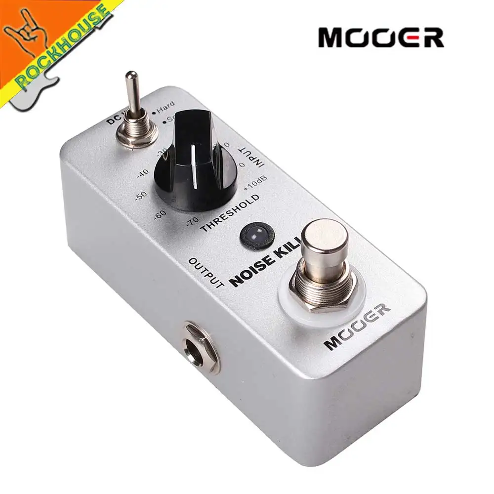 MOOER Killer noise Gate педаль эффектов для гитары уменьшает дополнительный шум 2 режима:
