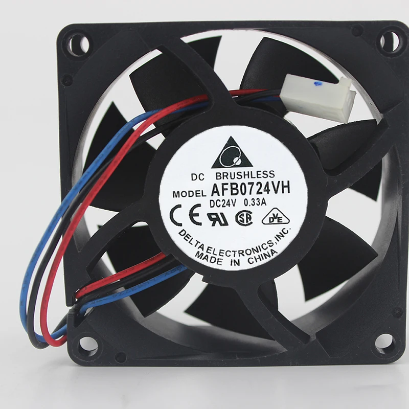 

Original AFB0724VH 7025 24V 0.33A 7CM cm inverter double ball cooling fan