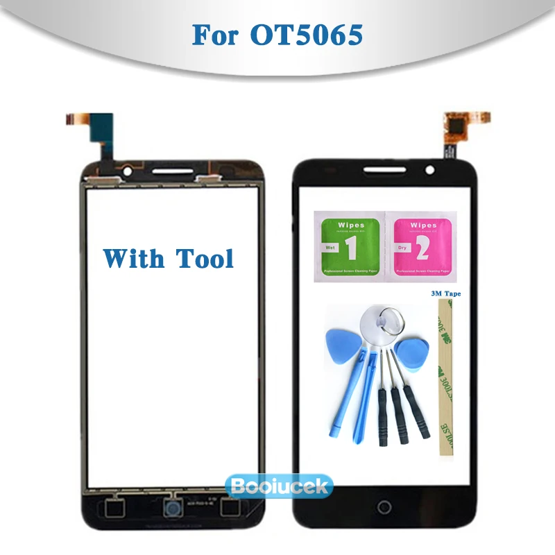 Высокое Качество 5," для Alcatel One Touch Pop 3 OT5065 5065 Сенсорный экран планшета Сенсор внешний Стекло объектив Панель Замена