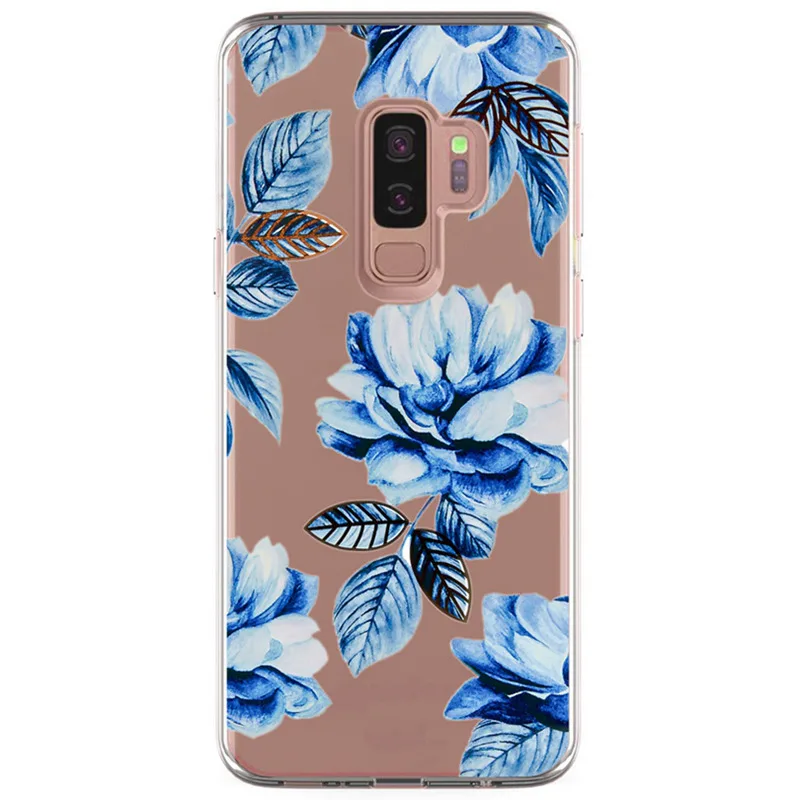 For Samsung Galaxy S3 S9 S9Plus S8 Plus S7 edge Note 8 TPU Colorful Soft Flower Heart Painted Desig Cover Case Fundas R334 |