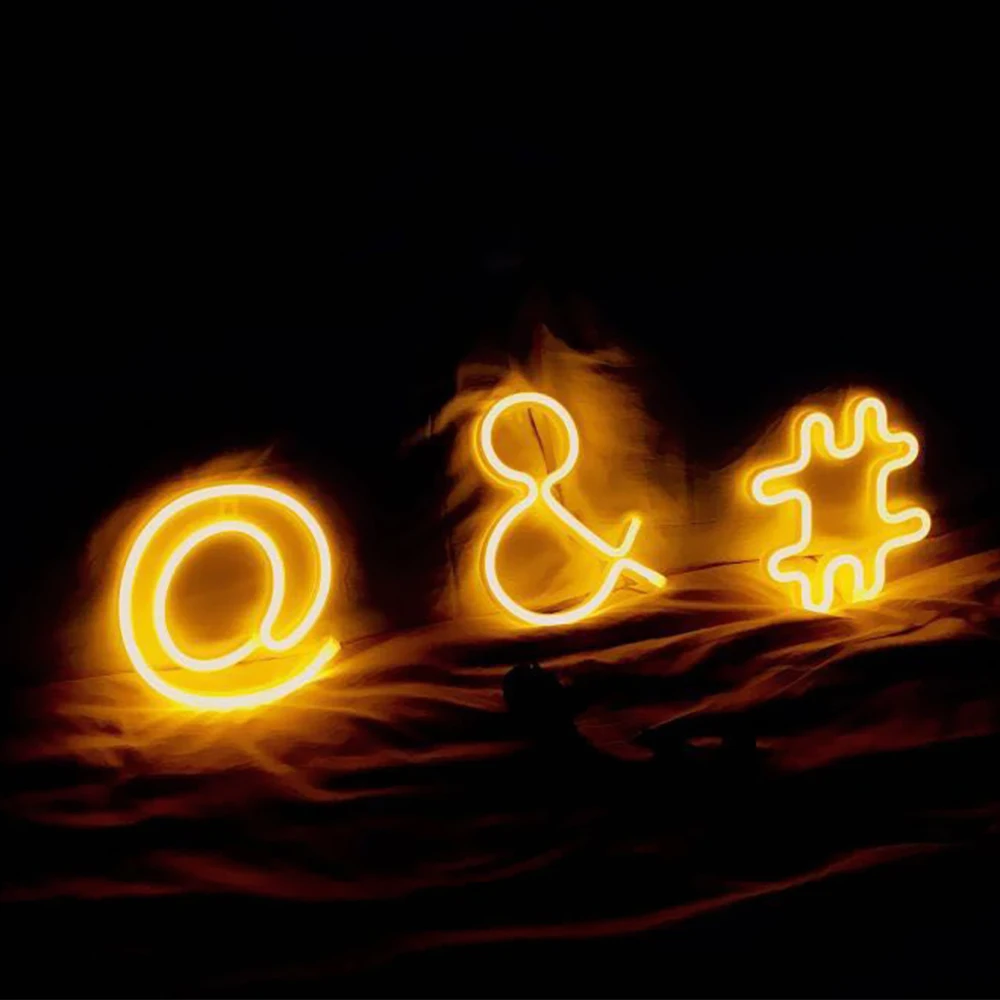 

LED Symbol Lamp Night Light Battery Operated Powered LED Night Lights for Home Party Decoration Cafe Shop Restaurant Wedding