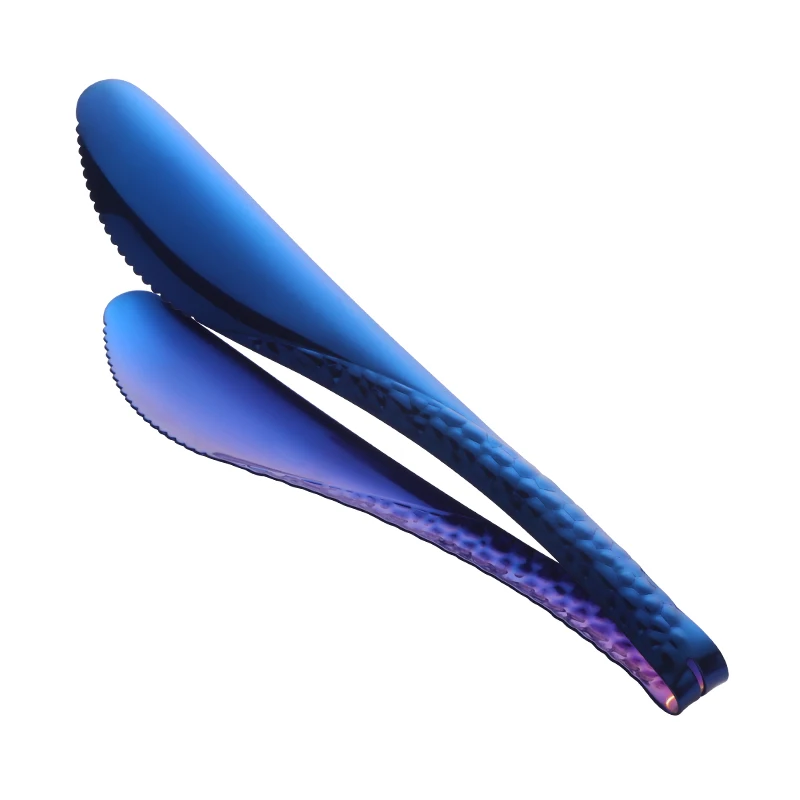 blue 1 pc Нержавеющая сталь барбекю кухонные щипцы посуда приготовление блюд инструмент против пригорания хлеб клип Кондитерские щипцы для барбекю Кухонные Щипцы - Цвет: blue 1 pc