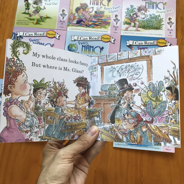 12 книг которые я могу прочитать серия Fancy Nancy Phonics написание на английском языке