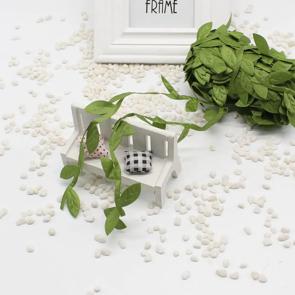 Высокое качество 5 м шелковые искусственные листья натуральные зеленые лозы