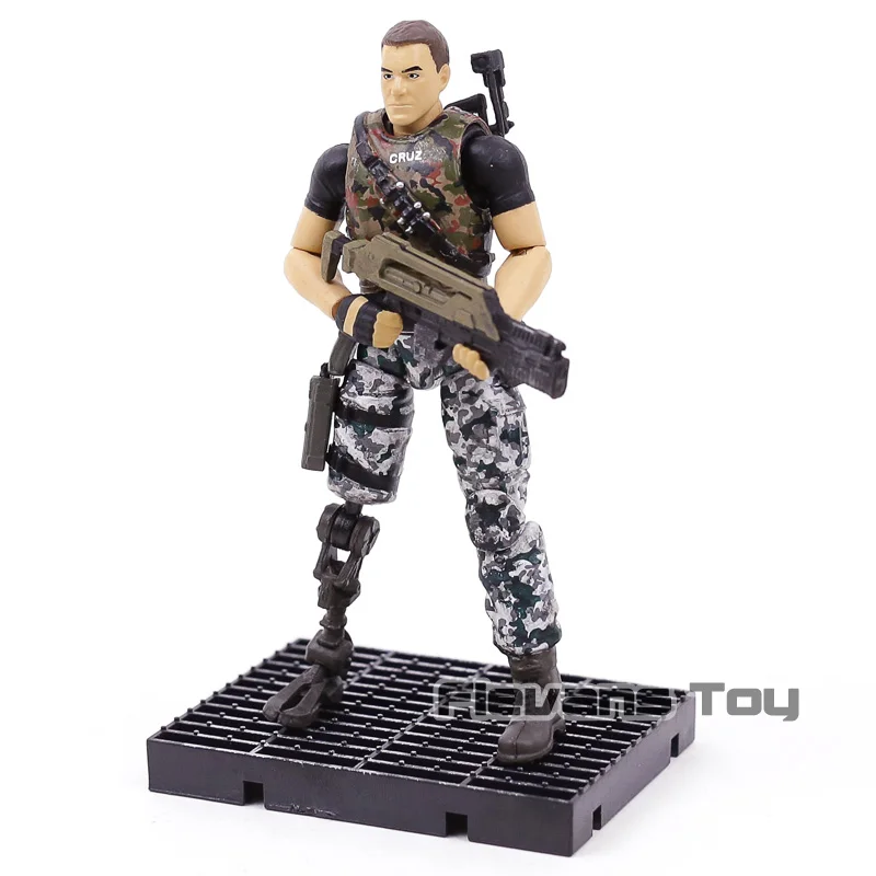 HIYA TOYS Aliens Colonial Marines Cruz Bella Redding Xenomorph Raven Crusher 1:18 ПВХ фигурка игрушки