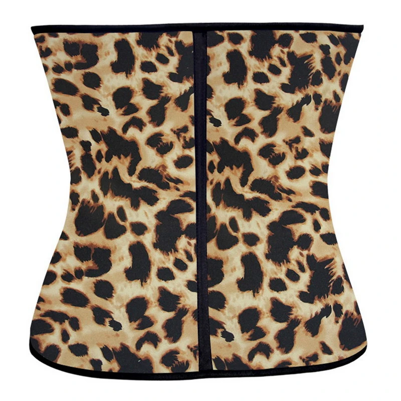 Леопардовые сексуальные корсеты и бюстье латексная Талия cincher corsetto fajas body not ann chery