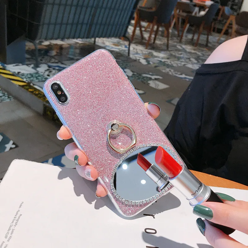 Bling Ring Чехлы для Samsung Galaxy J5 J6 J7 J8 2018 2017 On5 On7 2016 Prime Pro Plus Европейский США зеркальные